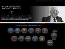 Tablet Screenshot of glennfoundation.org